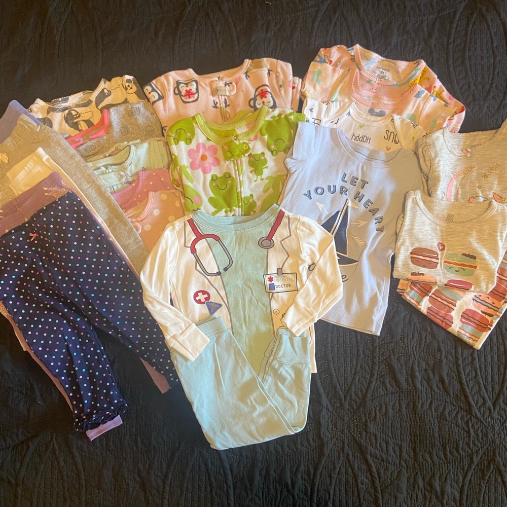 Assorted Toddler Girl Pajama Bundle!